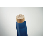 Borraccia in vetro con finitura smerigliata da 500ml Crystal Resistant color blu trasparente