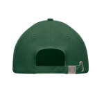 Cappello a 5 pannelli in twill pesante spazzolato di cotone 260 g/m² color verde scuro