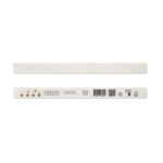 Set di 10 braccialetti per eventi in carta riciclata con semi di fiori color bianco