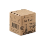 Kit per la coltivazione di fiori per api in scatola di cartone color beige sesta vista