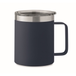 Tazza a doppia parete in acciaio inossidabile riciclato da 300ml color blu mare