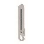 Taglierino multiuso in acciaio inox con 8 lame in acciaio al carbonio color argento opaco terza vista principale