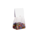 Cioccolatini tipo Smarties in bustina con etichetta personalizzata 50g color trasparente seconda vista