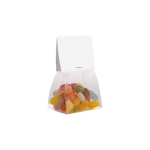 Caramelle di gelatina Jelly Beans in bustina trasparente con logo 50g color trasparente seconda vista