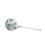 Lecca lecca alla frutta rotondo personalizzabile in quadricromia color fragola vista principale