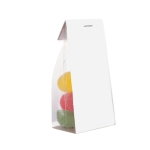 Caramelle gommose zuccherate in sacchetto personalizzato da 100g color trasparente seconda vista
