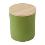 Candele profumate personalizzate da  200 gr Candlelight Medium color verde terza vista