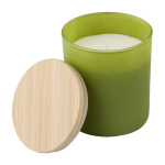 Candele profumate personalizzate da  200 gr Candlelight Medium color verde quarta vista