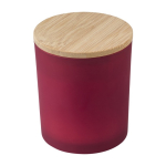 Candele profumate con logo da 280g Candlelight Large color bordò terza vista