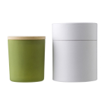 Candele profumate con logo da 280g Candlelight Large color verde seconda vista