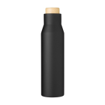 Borracce termiche personalizzate in acciaio da 500ml Contempo color nero prima vista
