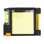 Metri pubblicitari multifunzione con livella e memo Multimeter 2M color nero seconda vista