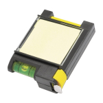 Metri pubblicitari multifunzione con livella e memo Multimeter 2M color nero quarta vista