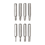 Ciacciavite promozionale a penna 8 punte colori vivaci Metalpen color grigio seconda vista