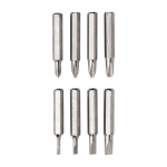 Ciacciavite promozionale a penna 8 punte colori vivaci Metalpen color grigio terza vista