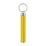 Portachiavi torcia personalizzati LED con logo più colori Logolight color giallo prima vista