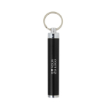 Portachiavi torcia personalizzati LED con logo più colori Logolight vista area di stampa