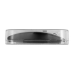 Mouse wireless antibatterico personalizzabile con stampa a colori color nero quinta vista