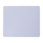 Tappetino mouse in gomma per stampa a colori color bianco seconda vista