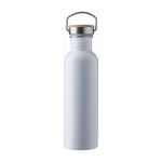 Bottiglie in acciaio da personalizzare 700ml Clip Neck color bianco prima vista