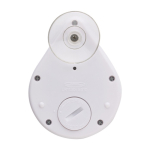 Timer da doccia di 5 minuti con ventosa per pubblicità color bianco terza vista