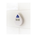 Timer da doccia di 5 minuti con ventosa per pubblicità color bianco quarta vista