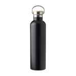 Borracce termiche in acciaio promozionali da 1L Clip Large color nero prima vista