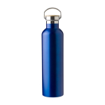 Borracce termiche in acciaio promozionali da 1L Clip Large color blu prima vista