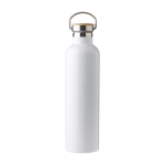 Borracce termiche in acciaio promozionali da 1L Clip Large color bianco prima vista