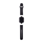 Smartwatch wireless multifunzione con cinturino regolabile color nero prima vista
