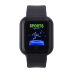 Smartwatch wireless multifunzione con cinturino regolabile color nero quarta vista