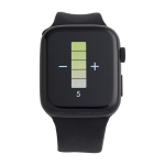 Smartwatch bluetooth personalizzato con quadrante da 1,54'' Square color nero quarta vista
