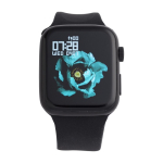 Smartwatch bluetooth personalizzato con quadrante da 1,54'' Square color nero quinta vista