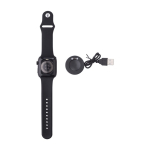 Smartwatch bluetooth personalizzato con quadrante da 1,54'' Square color nero settima vista