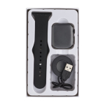 Smartwatch bluetooth personalizzato con quadrante da 1,54'' Square color nero ottava vista