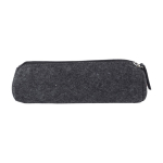 Astucci economici personalizzati online in feltro Flow color grigio scuro prima vista