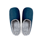 Pantofole unisex imbottite in cotone personalizzabili color blu mare prima vista