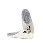 Pantofole unisex imbottite in cotone personalizzabili vista area di stampa