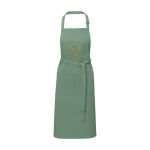 Il grembiule regolabile in twill di cotone da 240 g/m² e poliestere color verde pastello