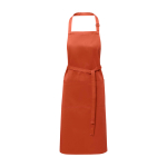 Il grembiule regolabile in twill di cotone da 240 g/m² e poliestere color rosa salmone