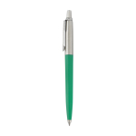 Penna a sfera con logo Parker Jotter Recycled con inchiostro blu vista laterale