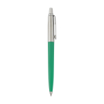 Penna a sfera con logo Parker Jotter Recycled con inchiostro blu seconda vista con laterale