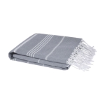 Telo hammam multiuso in cotone da 150 g/m² morbido e assorbente color grigio