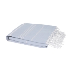 Telo hammam multiuso in cotone da 150 g/m² morbido e assorbente color azzurro