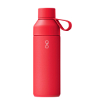 Borraccia termica in acciaio inox e plastica riciclata Ocean Bottle 500ml color rosso