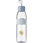 Borraccia di plastica della Mepal con fascia elastica da 500ml vista con stampa tampografica