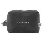 Beauty case in cotone proveniente dal Fairtrade da 220 g/m² con manico color nero vista dettaglio 3