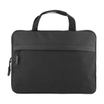 Borsa porta pc 16'' in poliestere RPET 300D e PU impermeabile 900D color nero seconda vista