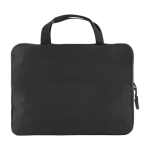 Borsa porta pc 16'' in poliestere RPET 300D e PU impermeabile 900D color nero terza vista