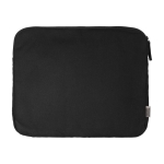 Custodia per laptop 14'' realizzata in cotone riciclato GRS da 330g/m² color nero prima vista
